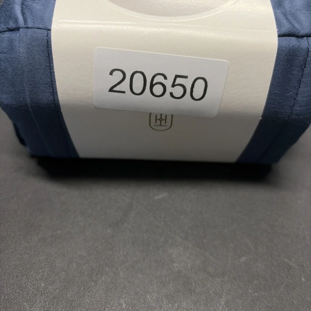 Threshold Performance Cotton Sateen QUEEN Flat Sheet Blue 400 TC Smooth 20650